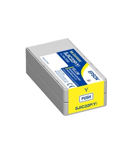 Tinteiro Epson SJIC22P Amarelo C33S020604 32,5ml