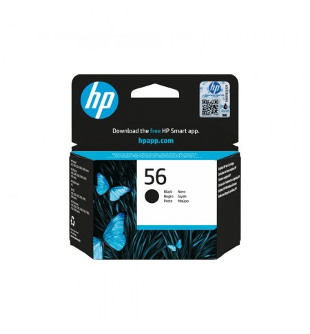 Tinteiro HP 56 Preto C6656A 19ml 520 Pág.