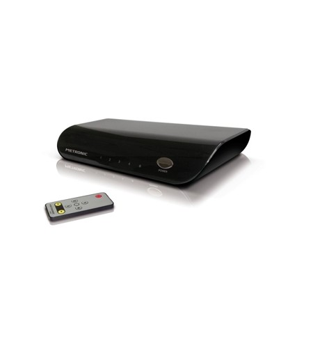 Comutador HDMI 4 portas com comando