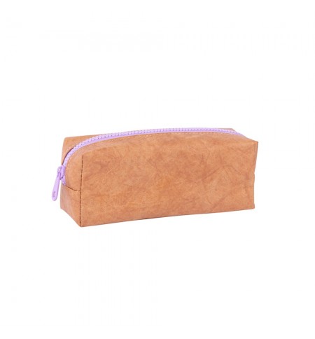 Estojo Kraft Apli com Fecho Roxo 1un