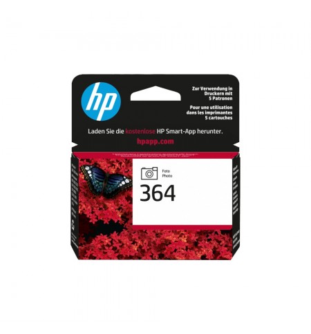 Tinteiro HP 364 Preto Foto CB317EE 3ml 130 Pág.