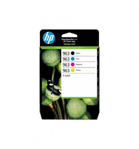 Pack Tinteiros HP 963 4 Cores 6ZC70A 24ml/11ml