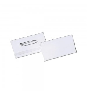 Porta-Nomes Horizontal 90x57mm Alfinete 50un