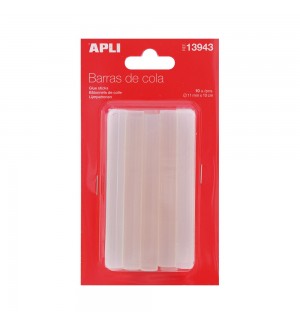 Recarga Bastões Cola Quente Apli Ø 11mm Comp 10cm 10un