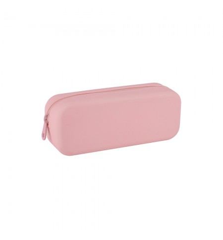 Estojo Silicone Up North com Fecho Rosa Pastel Apli