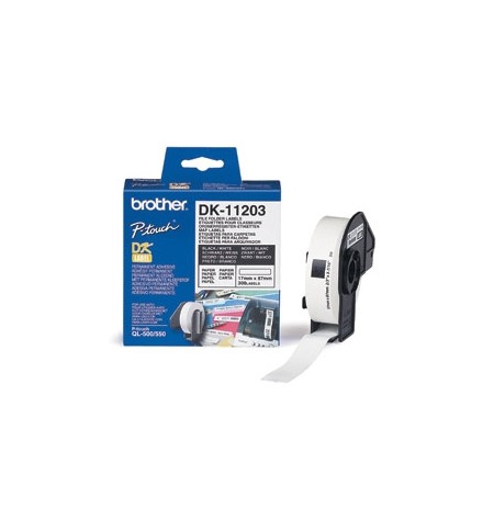 Etiquetas Pré-Cortadas Papel Térmico 17x87mm 300un