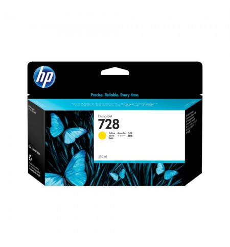 Tinteiro HP 728 Amarelo F9J65A 130ml
