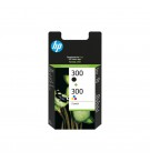 Pack Tinteiros HP 300 Preto/Cor CN637EE 4ml/4ml