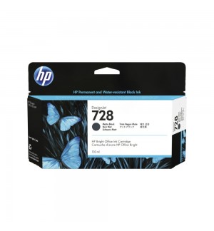 Tinteiro HP 728 Preto Matte 3WX25A 130ml