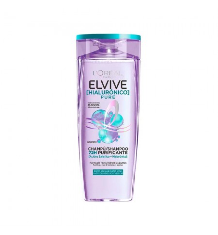 Champô Elvive Hialurónico Pure 380ml