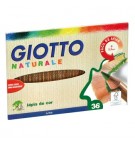 Lápis Cor 36un Cx Cartão Giotto Natural 18cm