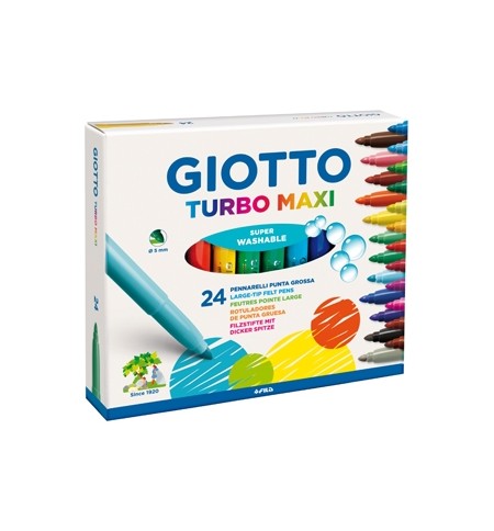 Marcador Feltro 024un Giotto Turbo Maxi
