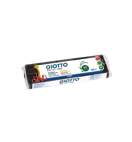 Plasticina Preto Patplume Giotto 350g