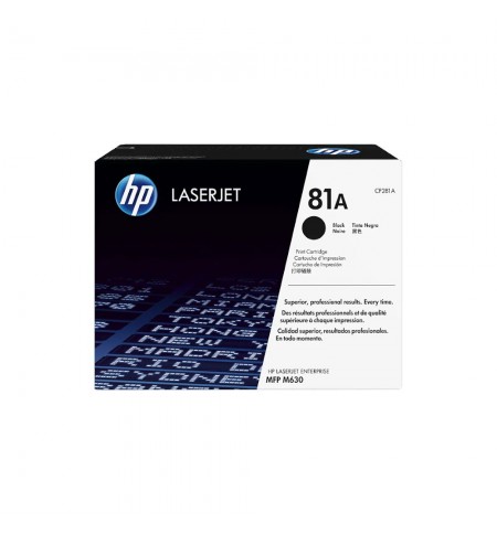 Toner HP 81A Preto CF281A 10500 Pág.