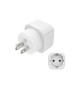 Adaptador Corrente Viagem USA Type-B Branco