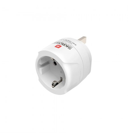 Adaptador Corrente Viagem Type-G Branco
