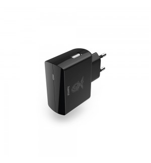 Carregador USB-A 12W Socket Benfica Preto