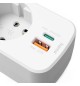 Tomada com USB-C+ USB-A Branco