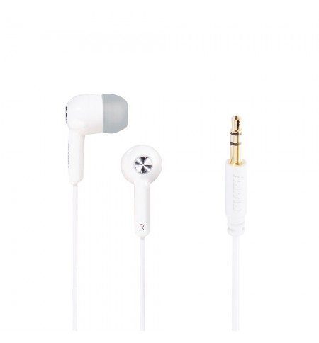 Auriculares In-Ear Jack 3.5mm Gloss Branco