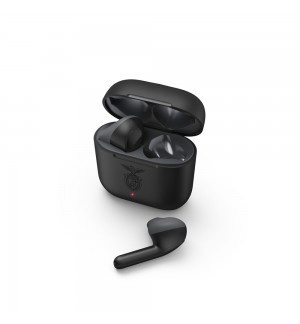 Auriculares Bluetooth Earbuds Freedom Light Benfica Preto