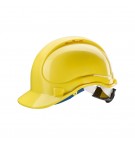 Capacete Proteção em ABS com Ajuste Amarelo