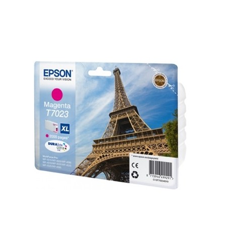 Tinteiro Epson T7023 Magenta C13T70234010 21,3ml 2000 Pág.