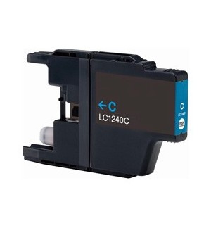Tinteiro Compatível Brother LC1240C Azul 600 Pág.