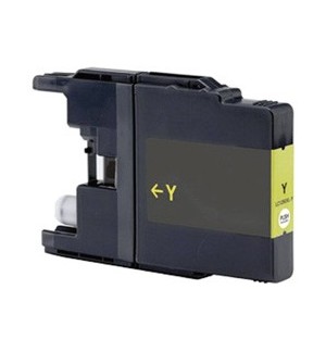 Tinteiro Compatível Brother LC1240Y Amarelo 7,1ml 600 Pág.