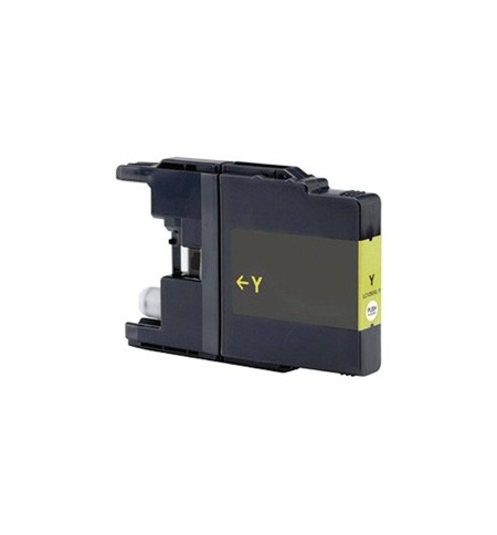 Tinteiro Compatível Brother LC1240Y Amarelo 7,1ml 600 Pág.