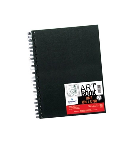 Bloco Espiral Gráfico Canson Sketch One A6 100g 80Fls