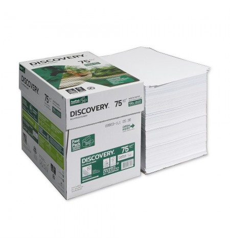 Papel 075gr Fotocopia A4 Discovery 2500fls FAST PACK