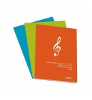Caderno de Música A5 Ambar Sortido 20Fls