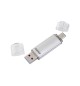 Pen Drive USB-C+ USB-A 3.1/3.0 32GB Hama C-Laeta Prata