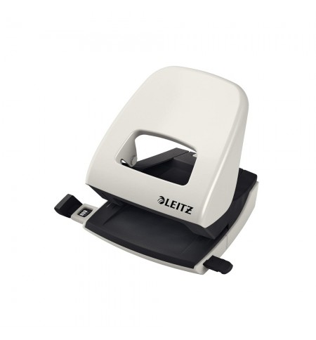 Furador 25 Folhas Leitz 5008 2.5mm c/Regua Cinza