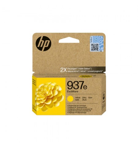 Tinteiro HP 937e Amarelo 4S6W8N 1650 Pág.