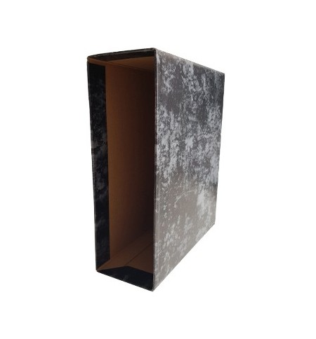 Caixa Arq. A5 (Alto) L/80mm 250x220 Marmoreado Preto
