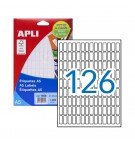 Etiquetas 008x020mm 15Fls A5 01858 Apli 1890un