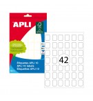 Etiquetas 016x022mm 10Fls A5 01639 Apli 420un