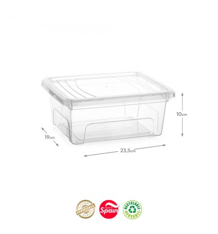 Caixa Plástico Easy 19x23,5x10cm 2,6L