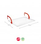 Estendal c/ Suporte 49,5x64,5x16,5cm Branco