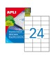 Etiquetas 070x037mm 100Fls 01273 Apli 2400un