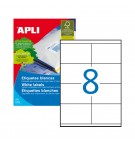 Etiquetas 105x070mm 100Fls A4 Apli 800un