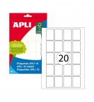 Etiquetas 022x032mm 10Fls Apli 200un