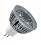 Lâmpada LED 1W Branco Frio (6400K) 12VAC/DC - MR16
