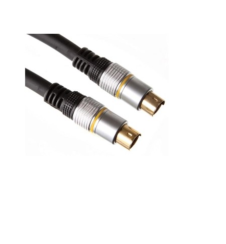 Cabo S-VHS Profissional Macho/Macho 1,5m