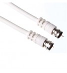 Cabo Coaxial com Fichas Tipo F Macho/Macho Basic 10m