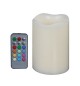 Vela Cera Real Leds RGB com Controlo Remoto