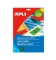 Etiquetas 105x148mm 20Fls A4 Azul Apli 80un