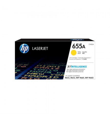 Toner HP 655A Amarelo CF452A 10500 Pág.