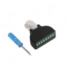 Adaptador Terminal para Aparafusar RJ45 8P8C